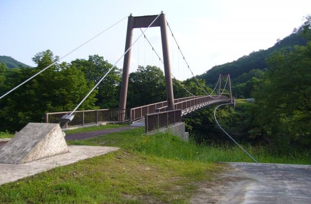 Suspension bridge in Oroce