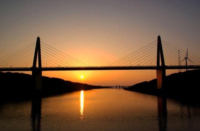 Sunset Bridge Uchinada