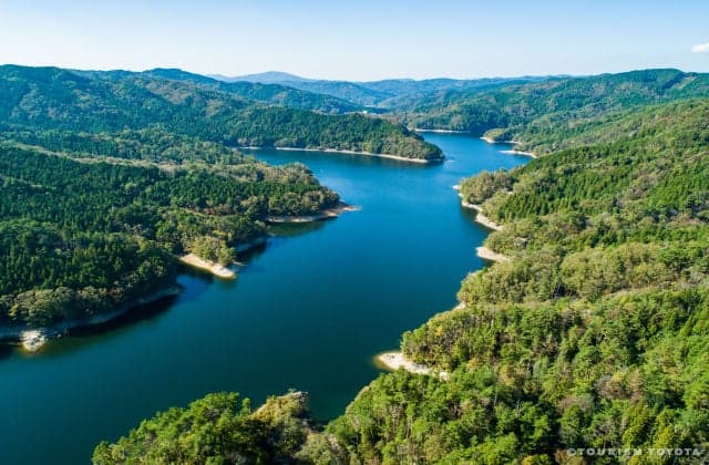 Lake Mikawa (Aerial Photography)