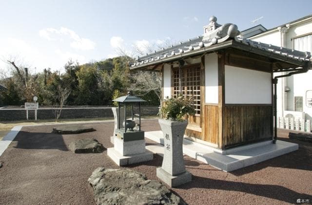 The ruins of Nagoso abandoned temple