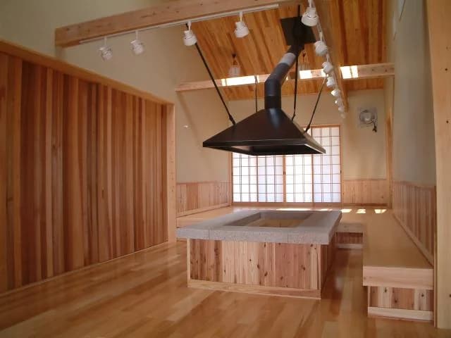 The hearth room in the hall