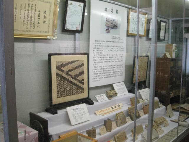 Kashima nishiki exhibition corner of successive feudal lords