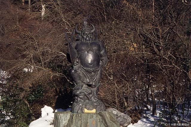 The statue of Ushito Myoo in Take-dera Temple (Hachioji Temple)