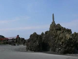 Strange rock of Kuroiwa