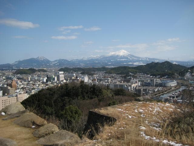 View from the top of Yonago Shiroyama