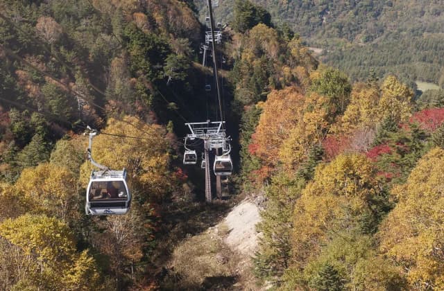 Marunuma-kogen Ropeway and Autumn Leaves