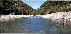 Uratanzawa mountain stream fishing ground