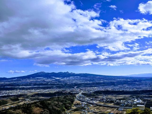 Mount Akagi from the top of the mountain