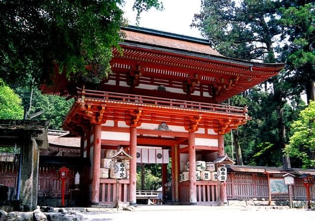 Hiyoshi Taisha Shrine Nishimoto Miyaromon Gate