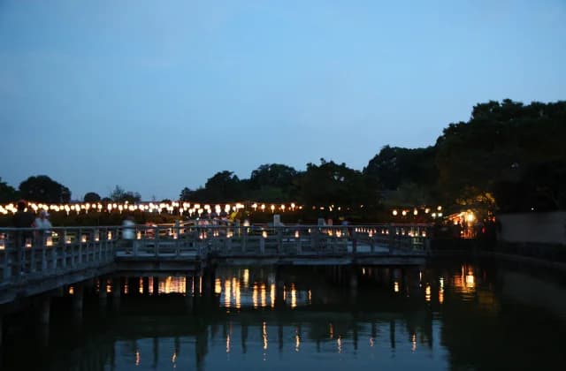 Summer lanterns at Nagaoka Tenman-gu Shrine