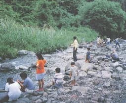Kawamata River mountain stream fishing ground