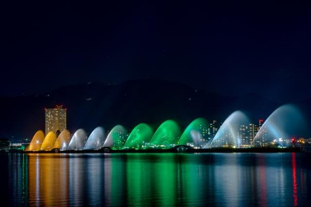 Biwako flower fountain