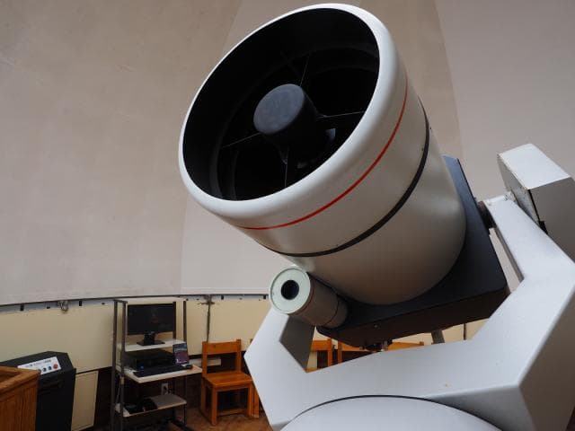 The largest 600mm Richie Cretian reflector telescope in Miyazaki Prefecture