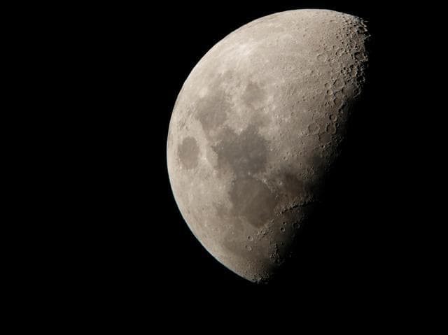 Moon taken with a smartphone