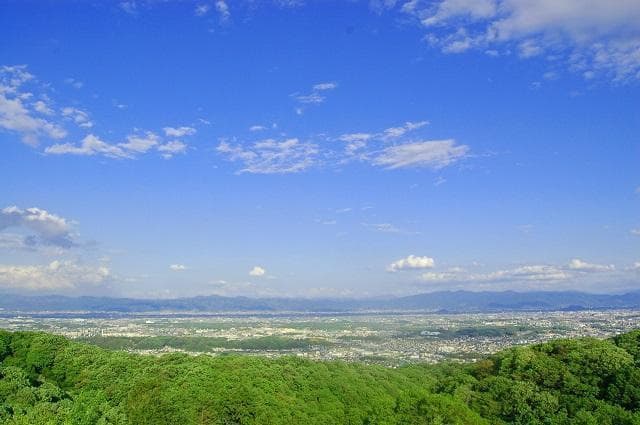 Nara Basin from Myo Kamiyama