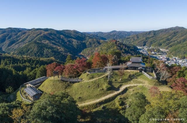 Asuke Castle (Aerial Photography)