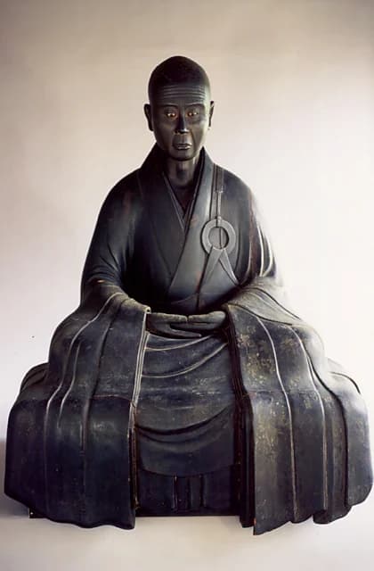 Wooden statue of Yumedo no Kokushiza