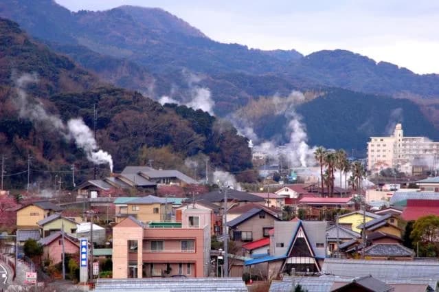 Shimogamo Onsen hot water smoke