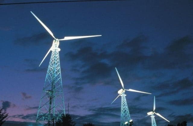 Large windmills (light-up)