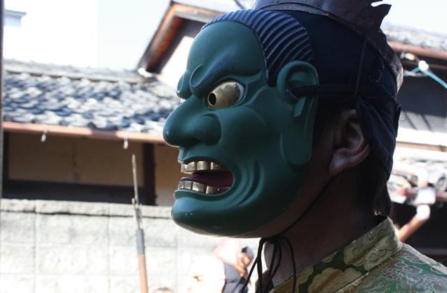 Ueno Tenjin Festival demon procession