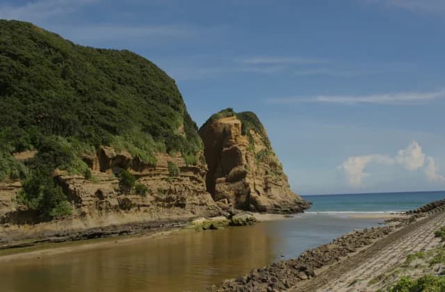 宮瀬川河口（干潮時）