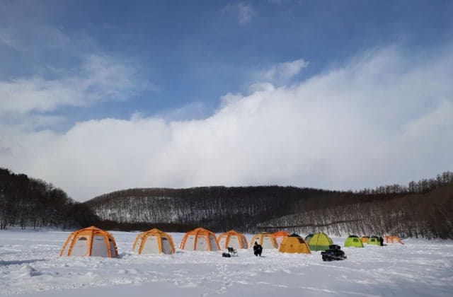 Lake Sahoro - smelt fishing