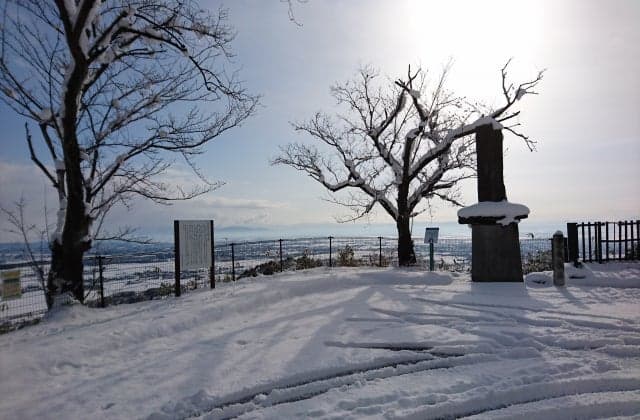 On the top of the mountain