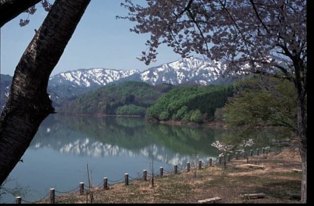 荒沢ダム湖