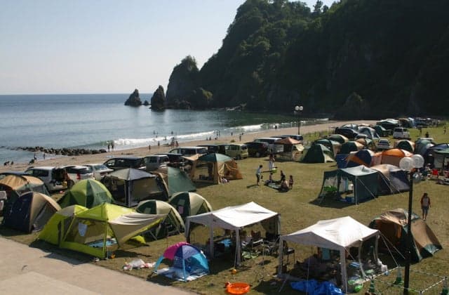 豊浦町　礼文華海浜公園キャンプ場
