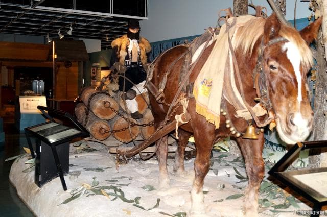 Inside the museum