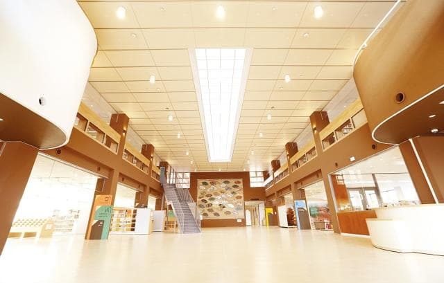 Inside the Fukuchinochi Hall