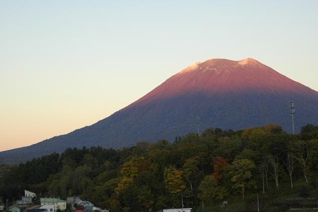 Niseko city area and Mt. Yotei