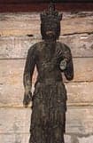 11 wooden statue of Kannon Bodhisattva