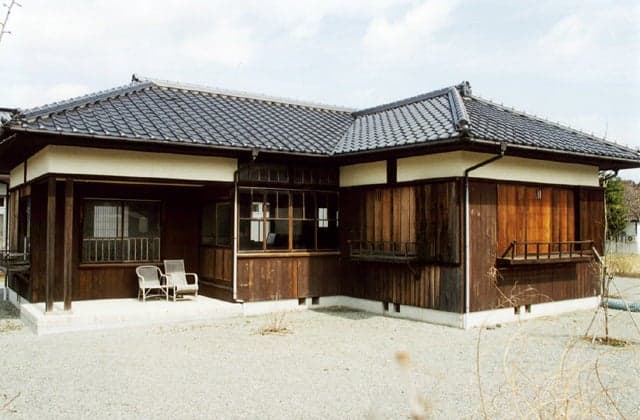 A house with a walnut