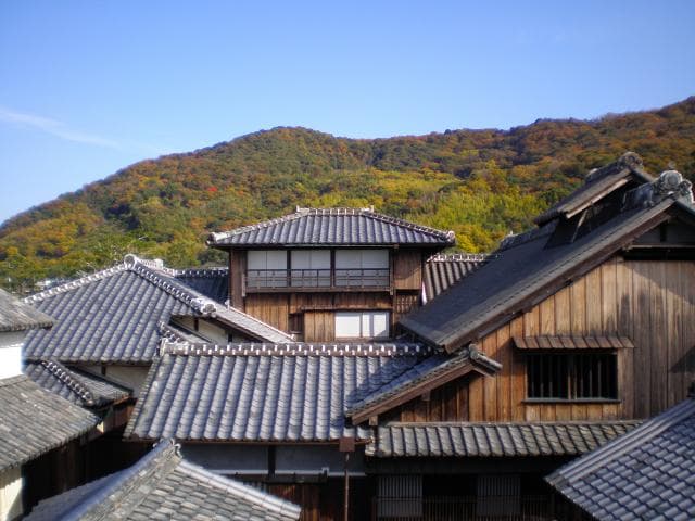 秋の旧中筋家住宅