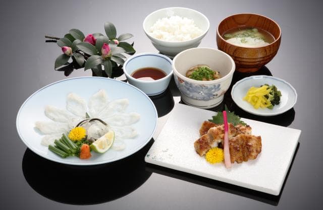 Example of Fugu Lunch