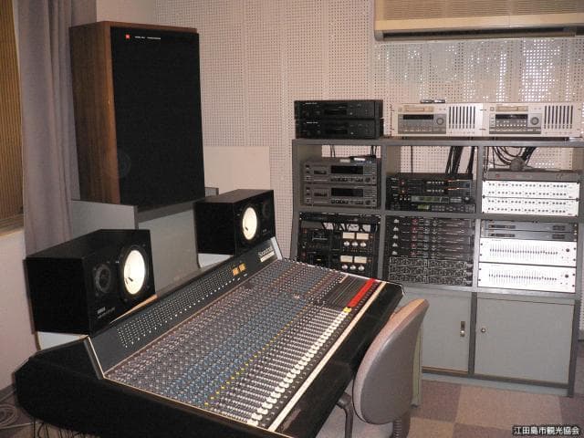Inside the recording studio 1