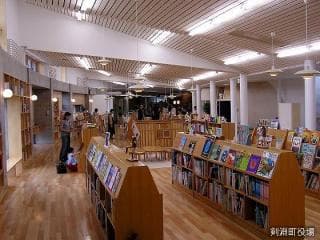 Inside the building