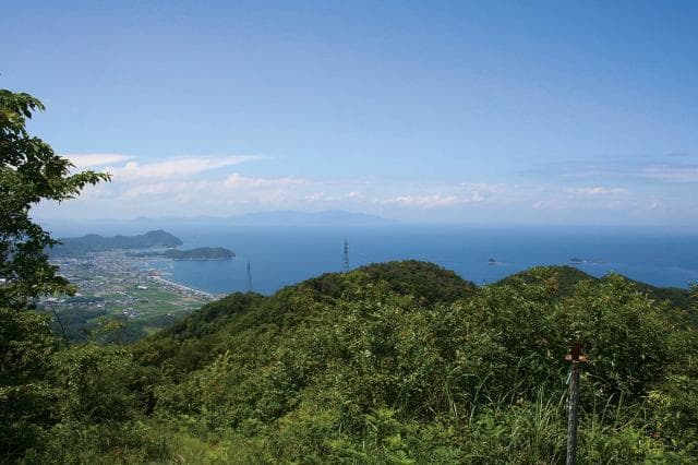 Higashi-Kagawa City, Seto Inland Sea (from the observatory)