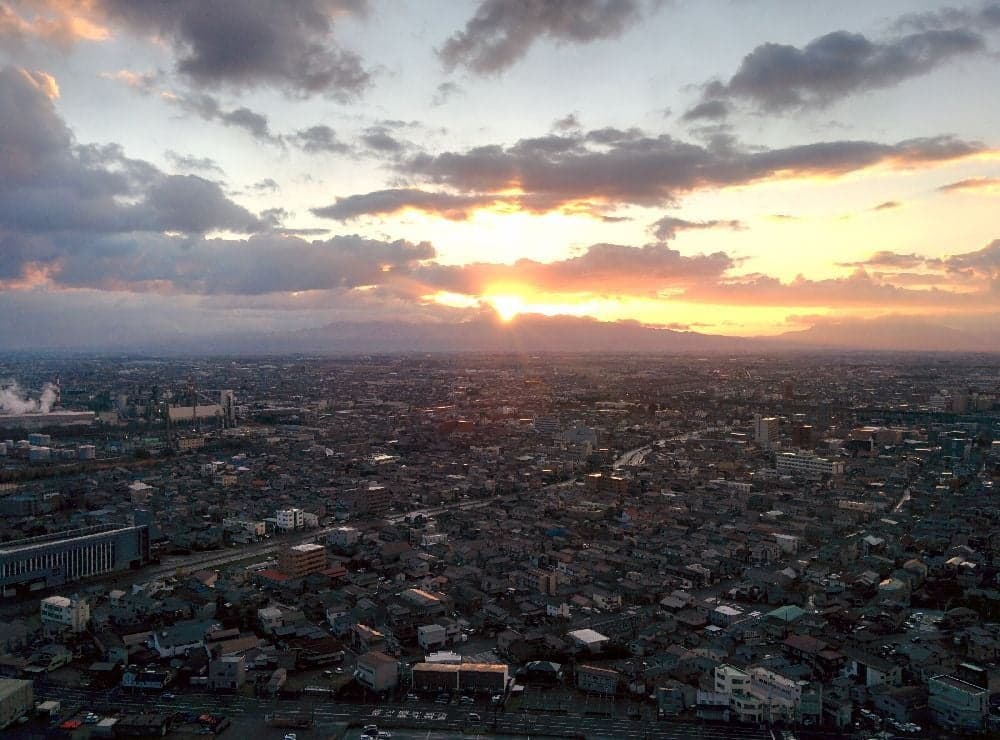 The first sunrise of the Befco Babake Observation Room