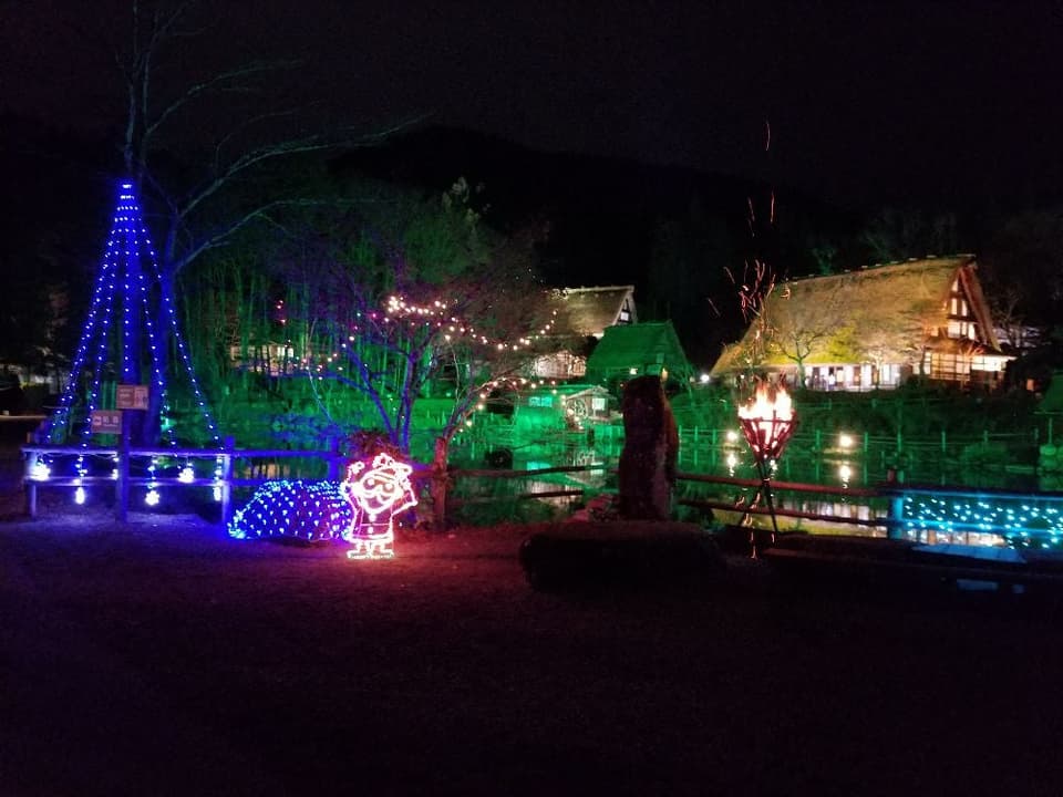 Hida no Sato Christmas Light Up