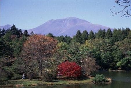 軽井沢（塩沢湖）の紅葉