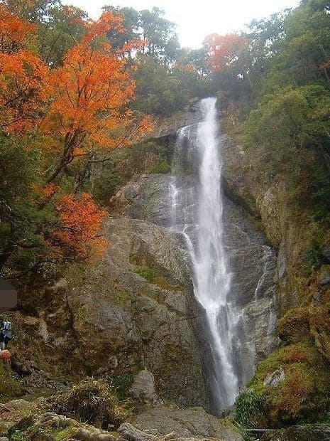 五家荘（せんだん轟の滝）の紅葉