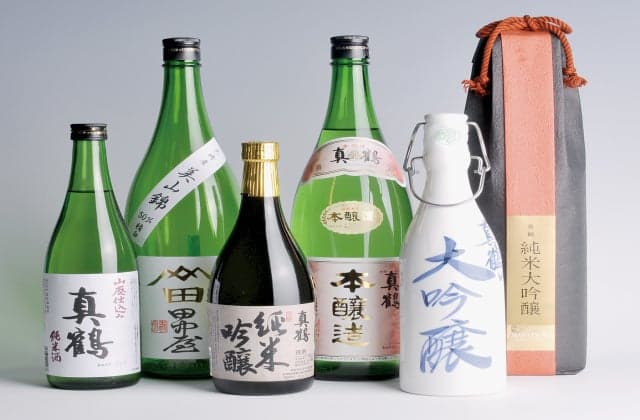 Main products of Tanaka Sake Brewery