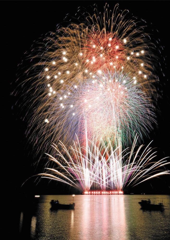 Agano River Gozare and Fireworks