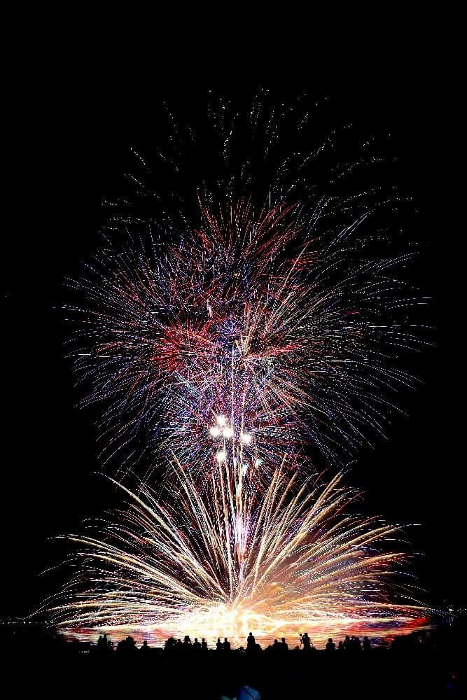 The 74th Lake Suwa Festival Fireworks on Lake The Legacy