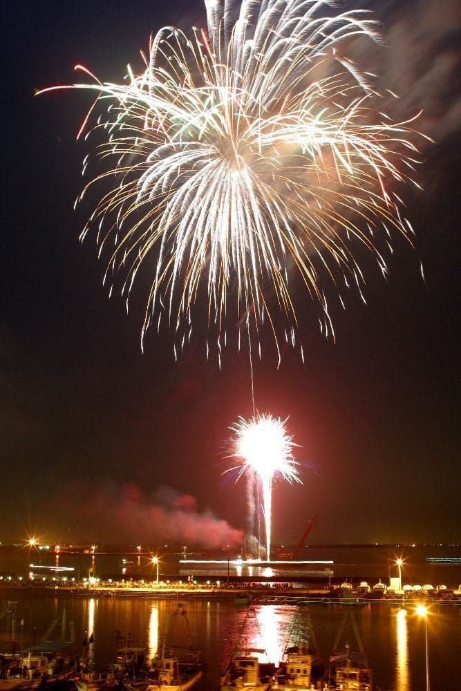 Awashima Shrine Minato Festival Fireworks Festival