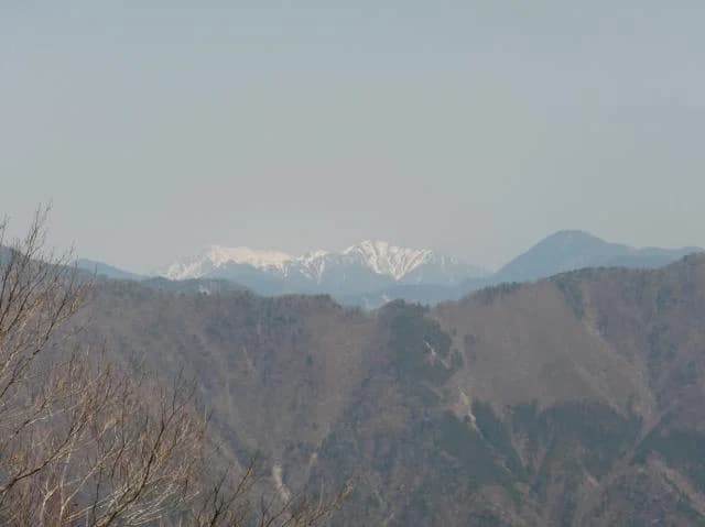 Southern Alps from the summit (Hijiridake and Mt. Kamigochi)