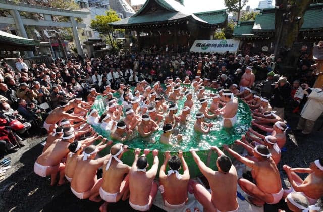 Winter bathing tournament
