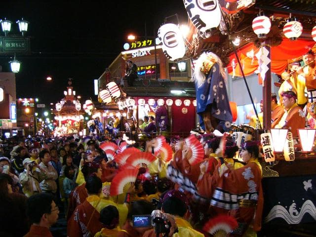 Hanno Festival at night